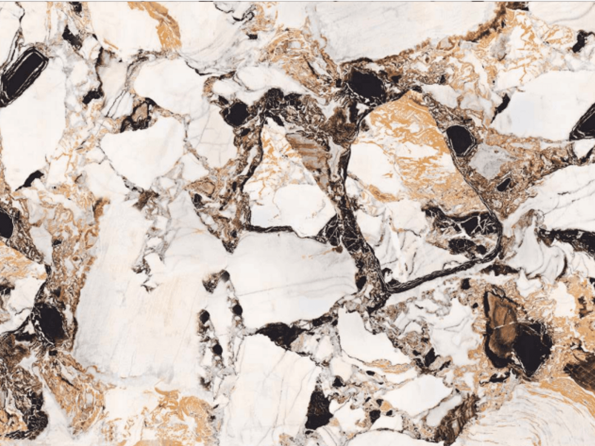 White Santorini Matt porcelain slab — Strathedin Worktops